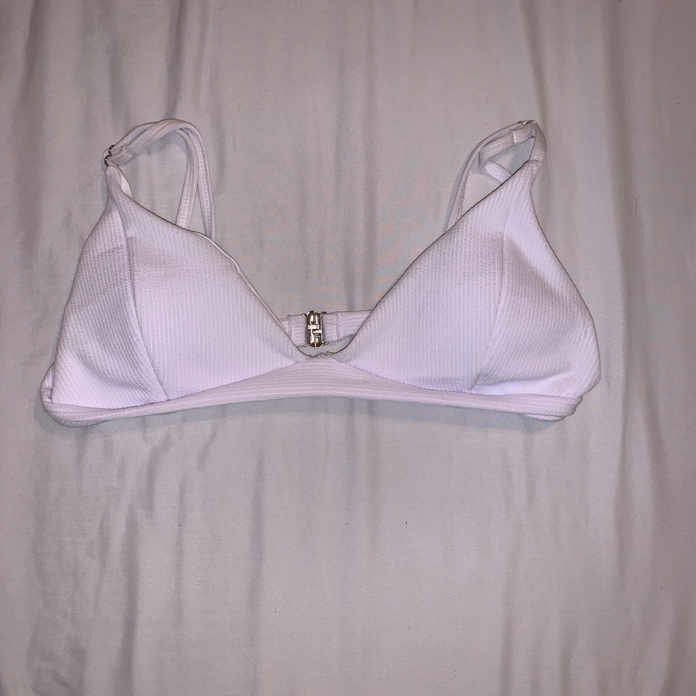 Brand new ZAFUL white bikini top